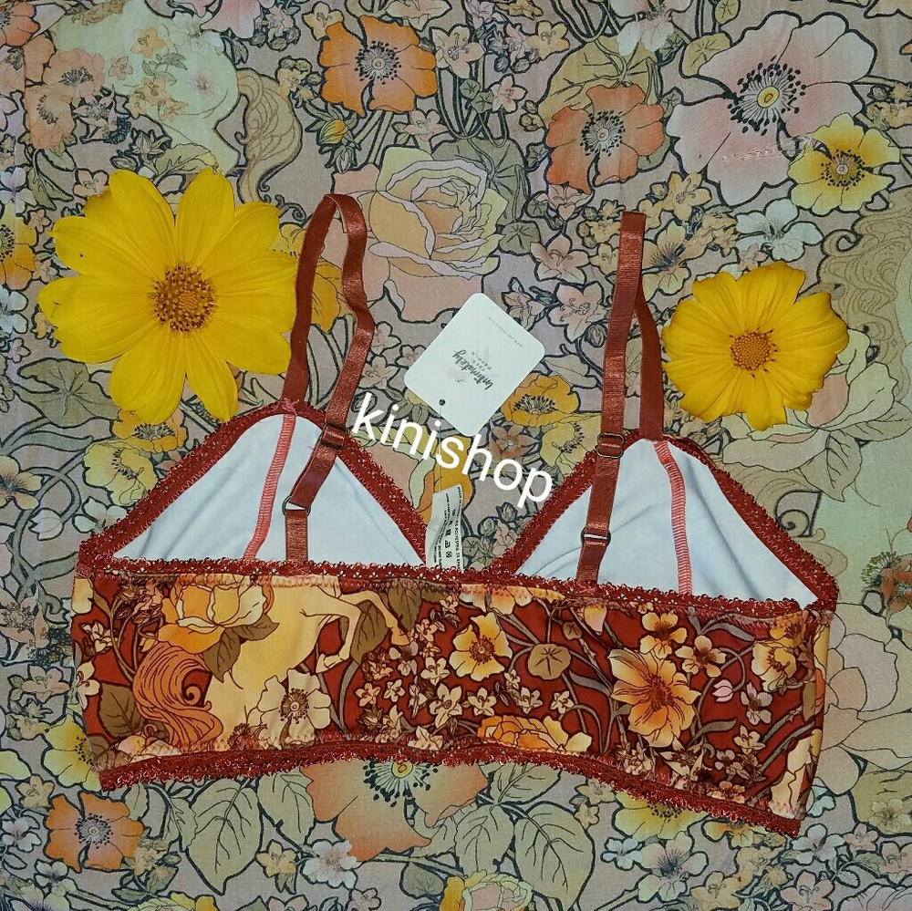 New spell Amethyst bralette amber copper bra L FP  - Picture 5 of 16